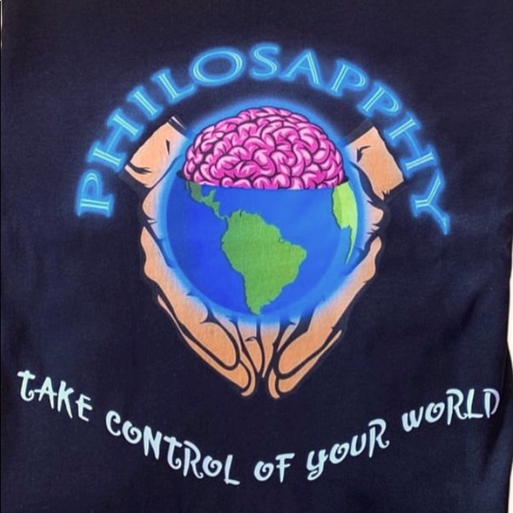 Philosapphy “Take Control of your World” UniSx T-shirt - Picture 3 of 7